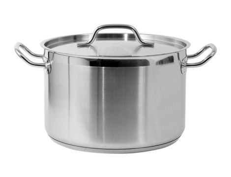 GARNEK WYSOKI Z POKRYWKĄ ZE STALI NIERDZEWNEJ 28X28 11.1L