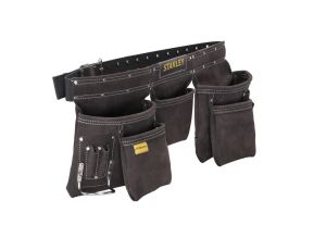 PAS MONTERSKI 3 KIESZENIE SKÓRZANY