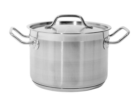 GARNEK ŚREDNI Z POKRYWKĄ ZE STALI NIERDZEWNEJ 20X14 CM