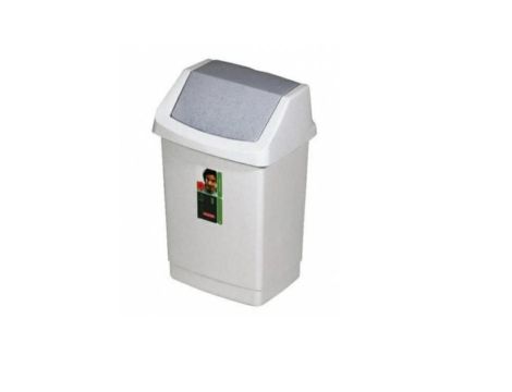 CURVER KOSZ UCHYLNY "CLICK-IT" 9L   /SZARY LUX/ GRANITOWY