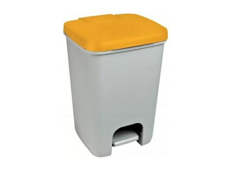 CURVER KOSZ NA ŚMIECI ESSENTIALS 20L   /SZARY/ ŻÓŁTY