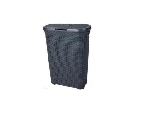 CURVER KOSZ NA BIELIZNĘ "NATURAL STYLE" 40L   /CIEMNY SZARY