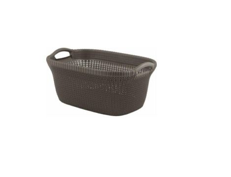 CURVER KOSZ DO MAGLA KNIT 40L   /BRĄZOWOSZARY