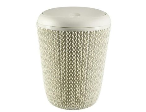 CURVER KOSZ NA ŚMIECI 6L KNIT 7L  /KREMOWY