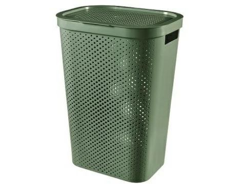 CURVER KOSZ NA BIELIZNĘ INFINITY RECYCLED 60L   /ZIELONY