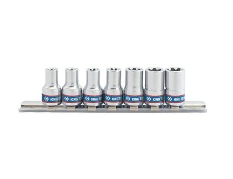 KING TONY ZESTAW NASADEK 3/8" TORX PLUS 7cz.