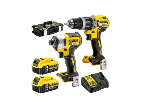 Zestaw narzędzi dcd796+dcf887 2*5,0ah