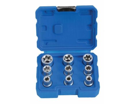 SATRA KLUCZE NASADOWE E-TORX 1/2" 9el.