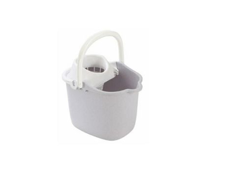 CURVER ZESTAW WIADRO Z WYCISKACZEM 15L  /SZARY LUX