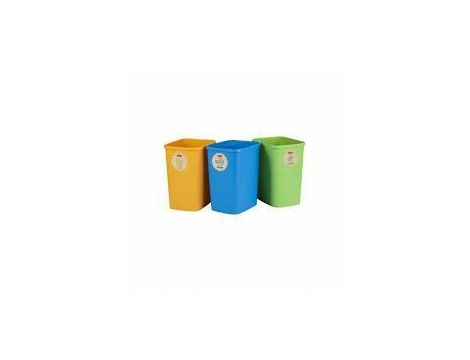 CURVER ZESTAW KOSZY 3X10L ECO FRIENDLY   /NIEBIESKI, ZIELONY, ŻÓŁTY