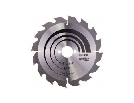 Piła tarczowa h optiline wood 190*2.0*30/z