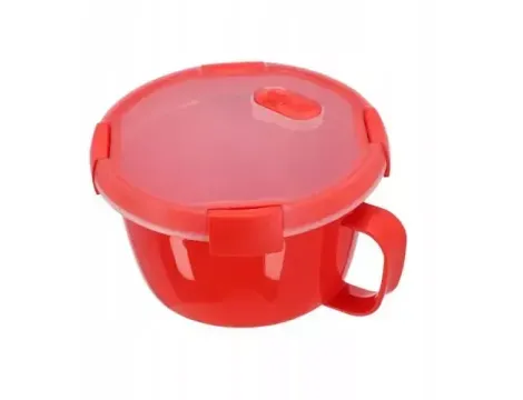 CURVER POJEMNIK NA ŻYWNOŚĆ OKRĄGŁY NOODLES 0,9L  /CZERWONY