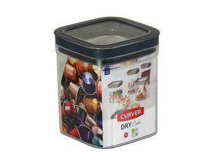 CURVER POJEMNIK NA SYPKIE DRY CUBE 1,3L /TRANSPARENTNY/CIEMNYSZARY