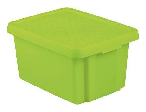 CURVER POJEMNIK ESSENTIALS 45L Z PRZYKRYWKĄ   /ZIELONY