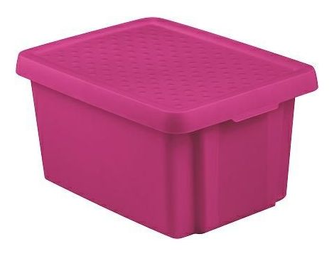 CURVER POJEMNIK ESSENTIALS 16L Z PRZYKRYWKĄ   /FIOLETOWY