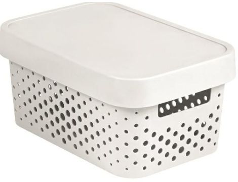 CURVER POJEMNIK AŻUR INFINITY 4,5L  Z PRZYKRYWKĄ   /BIAŁY
