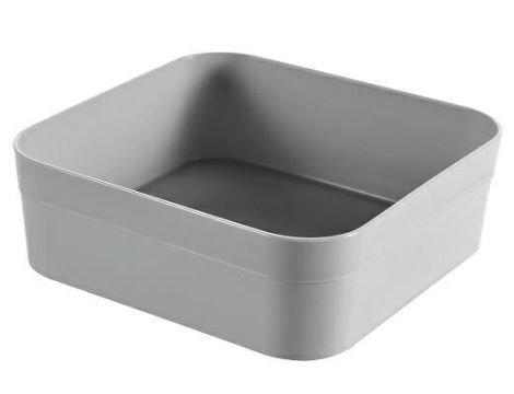 CURVER ORGANIZER DO SZUFLADY INFINITY KWADRATOWY 1L  /JASNY SZARY