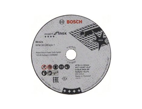 Tarcza expert for inox 76*1.0*10mm 5 szt.