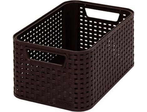 CURVER KOSZYK S 6L  /CIEMNY BRĄZ