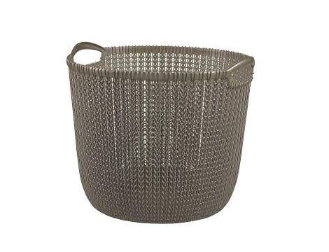 CURVER KOSZYK OKRĄGŁY L 30L  /BRĄZOWOSZARY