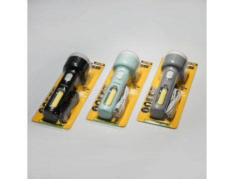 TIROSS LATARKA ŁADOWALNA LED 3W LED + 2W COB TS1856