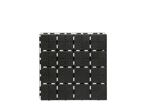PP.KRATKA CHODNIKOWA EASY SQUARE - CZARNE 9 szt. 1,5m2
