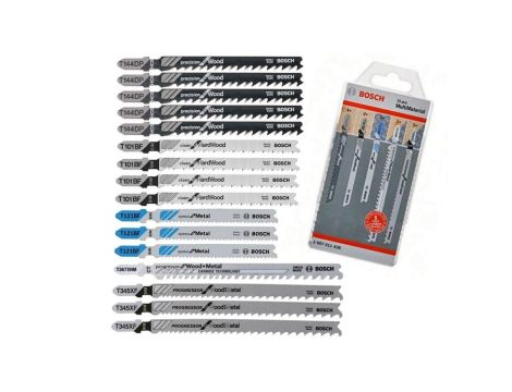 Komplet brzeszczotów t multimaterial 15 szt.