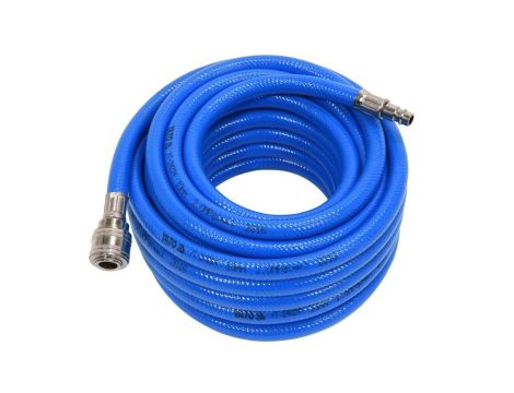 WĄŻ PNEUMATYCZNY PVC Z SZYBKOZŁĄCZAMI 10MM*10M