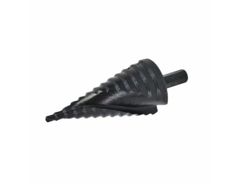 AW WIERTŁO STOPNIOWE SPIRALNE/ 4-45mm/ AICrN/ CZARNE - 2
