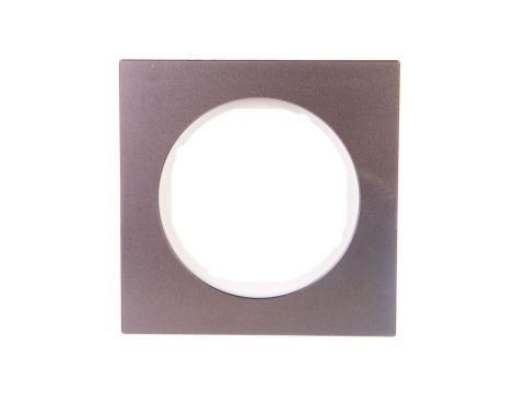 Berker R.3 Ramka 1-krotna stal szlachetna/biały 10112214