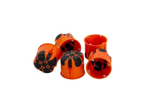 Puszka p/t fi:60 do nidy z wkrętami, głęboka, wiatroszczelna OP=110szt