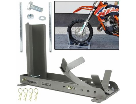 MAR-POL STOJAK TRANSPORTOWY MOTOCYKLOWY SZARY