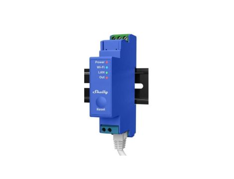 Shelly jednokanałowy inteligentny przekaźnik WiFi/LAN/BL 3800235268001