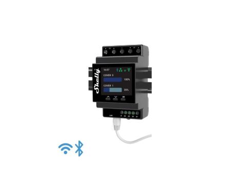 Shelly podwójny sterownik rolet/żaluzji na szynę DIN z możliwością pomiaru mocy 3800235268124