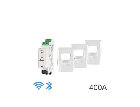 Shelly licznik energii dwukierunkowy PRO 3EM 400A 3800235268117