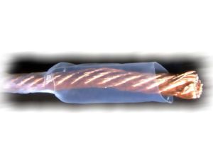 Koszulka termokurczliwa wysokotemperaturowa teflonowa (max. 260 st.C) przezroczysta 8.0/2.0mm (dł. 1m)