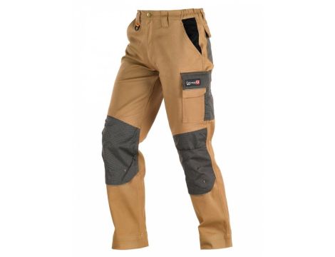 SPODNIE  ROBOCZE WH680 BRĄZ ROZ.XXL - 2