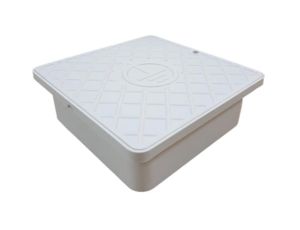 Skrzynka uziomowa płytka 170x170x55mm(szara)