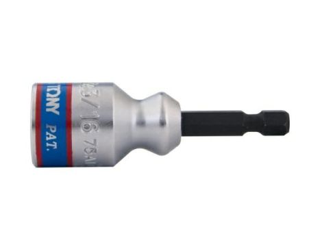 KING TONY NASADKA DO PRĘTÓW GWINTOWANYCH 8mm DO WKRĘTAREK 1/4" x 66mm (ZAKRES 7,6 - 8.0mm)