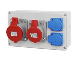 Rozdzielnica budowlana 2x16/5P 2x230V RSBO.022