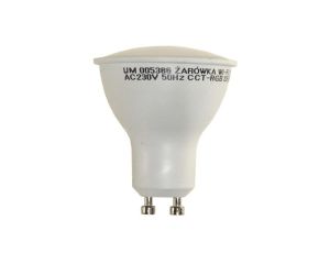 Żarówka LED GU10 5,5W CCT+RGB DIMM Wi-Fi TUYA SM