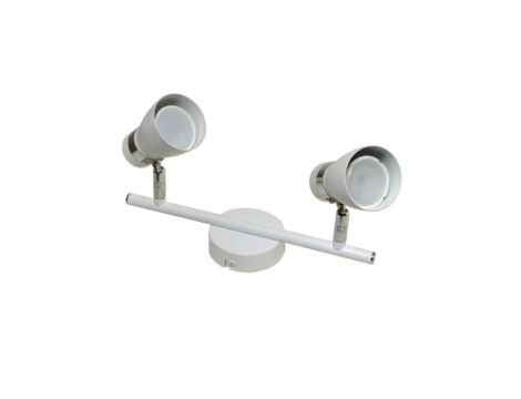 Lampa spotlight Dez 2xGU10 biała