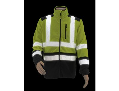 AWTOOLS BLUZA POLAROWA T3/ ODBLASKOWA ŻÓŁTA/ XL - 2