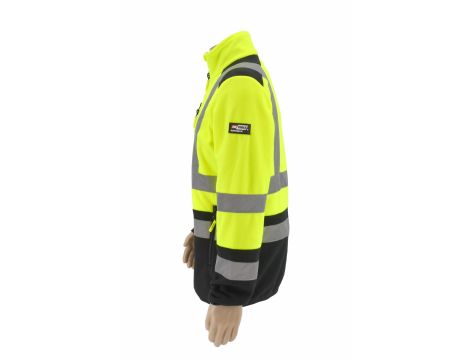 AWTOOLS BLUZA POLAROWA T3/ ODBLASKOWA ŻÓŁTA/ XL - 4