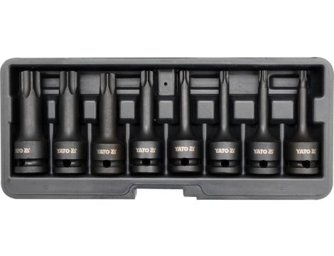 ZESTAW TRZPIENIOWYCH KLUCZY UDAROWYCH TORX 8CZ.