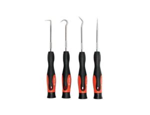 ZESTAW HACZYKÓW Z RĘKOJEŚCIĄ 4 CZĘŚCI