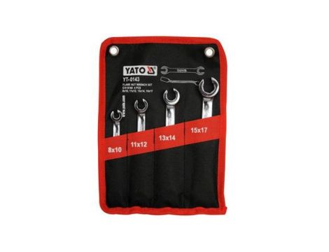 ZESTAW KLUCZY PŁASKICH PÓŁOTWARTYCH 4 SZTUKI