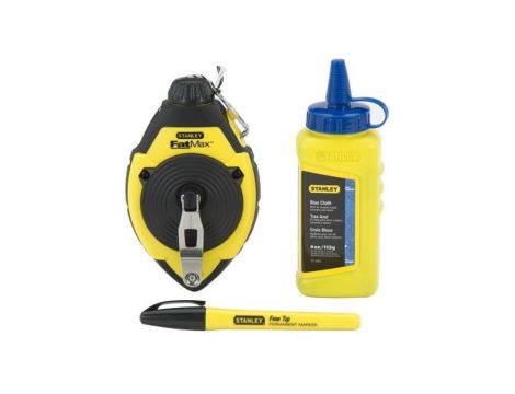 ZESTAW SZNUR TRASERSKI FATMAX + KREDA NIEB.115G + POZIOMN