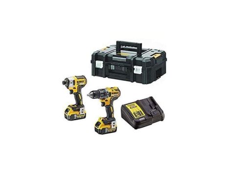 Zestaw narzędzi 18v dcd791 + dcf887 2*5.0ah