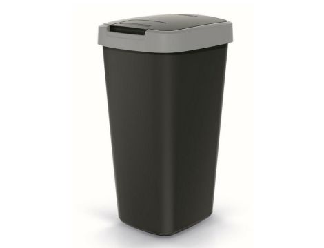 KEDEN KOSZ NA ŚMIECI COMPACTA Q 25L - SMOOTH GRAY / CZARNY